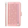 Adequado para Samsung Note10 Bolsa de Zíper Glitter Fashion Nove Cartões Capa de Celular Cordão Suporte Note10Plus Capa de Couro