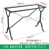 Suporte de Perna de Mesa de Ferro Fundido Base de Metal Forma de Garra Estilo Europeu Cor Vintage Estrutura de Mesa Desgastada Perna de Mesa de Restaurante Perna de Mesa em Arte de Ferro