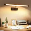 Luz de tocador de baño moderna minimalista plegable con brazo oscilante transfronteriza, luz de lectura para estudio, luz frontal de espejo
