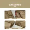 Pantalones de Trabajo Blancos Estilo Americano para Mujer, Verano Delgados de Cintura Alta Sueltos Adelgazantes Retro Deportivos de Pierna Ancha para Figuras Pequeñas
