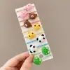 Cuerda para el pelo de estrella pequeña de alta elasticidad Banda de goma para atar trenzas pequeñas de pío Accesorios para la cabeza Banda elástica para la cabeza de niños Nueva 2025