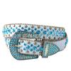 Cinturón para Mujer Estilo Hip-Hop Punk Cinturón Sexy Moda Y2K Corea del Sur Todo Fósforo Transfronterizo Más Vendido Cinturón con Diamantes Incrustados
