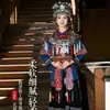 Traje de Danza Miao de la Nueva Minoría Dong de Guizhou Traje de Actuación para Adulto Mujer traje