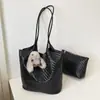 Bolsa Feminina Casual Elegante Xiaomi Padrão Trançado Estilo Coreano Fashionável 2026 Nova Moda Grande Capacidade para Deslocamento Ombro Único Axila