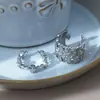Anillo Cruzado Retro con Incrustaciones de Circonita Diamantada Super Brillante para Mujer, Anillo Abierto Apilable, Accesorios Populares de Xiaohongshu