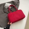 Bolso Exterior Individual Vintage Esmerilado de Gran Capacidad para Mujer 2024 Nuevo Otoño e Invierno Bolso Cruzado Versátil para Viajes Portátil Tipo Almohada