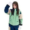 Chaqueta de Plumas para Mujer para Exteriores Transfronteriza, Abrigo Espeso de Plumón de Pato Blanco, Chaqueta de Plumas Brillante de Marca de Moda para Comercio Exterior para Mujer