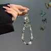 Nova Corrente para Celular Estilo Chinês com Pingente de Cabacinha Cravejado de Diamantes, Chaveiro e Pingente para Bolsa