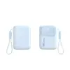 Batería externa de 20000 mAh al por mayor con cable incorporado, carga súper rápida de 22.5 W, mini batería externa de regalo para móvil con impresión