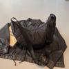 Xiaozhong Dumpling Bag Feminina Simples Outono e Inverno Nova Chegada Bolsa de Ombro de Algodão Bordado Rhombic Bolsa Crossbody Leve Bolsa Simples