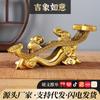 Venta al por mayor de fabricantes, Adornos auspiciosos de latón, Elefante de la suerte, Elefante de la riqueza, Adornos de manualidades para decoración del hogar