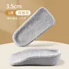 Palmilhas Aumentadoras de Altura Meio Tamanho para Botas Martin, Palmilhas Invisíveis Aumentadoras de Altura de Salto, Palmilhas Quentes Forradas com Lã para Inverno