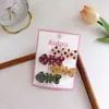 Pinza para el Cabello de Acrílico Estilo Coreano Estampado Espina de Pescado Pinza de Pico de Pato Pinza Dulce para Flequillo de Niña Pinza para Cabello Rebelde Accesorios para el Cabello Pinza para el Cabello Adorno para el Cabello