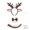 Comercio Exterior Diadema de Astas Navideñas Diadema de Disfraz Fiesta Navideña Niños Linda Diadema de Reno Accesorios Luminosos para el Cabello