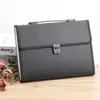 13 Compartimentos Gran Capacidad Patrón de Diamante Hebilla de Mano Bolsa tipo Acordeón Bolsa para Guardar Exámenes Estudiantiles Bolsa para Archivos de Documentos A4 Venta al por Mayor
