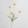 Flores Artificiais de Papoula para Decoração de Casa, Flores de Seda para Decoração Suave de Sala de Estar, Adereços para Fotografia de Casamento, Flores Artificiais de Papoula, Papoulas Artificiais