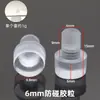 Muebles al por mayor Domingo Tapón de agujero transparente Partículas de goma anticolisión y anticolisión Transparente silencioso PVC Suave incrustado