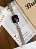 Adequado para Apple Applewatch Watch 14Mmkt Hello Kitty Metal e Couro Granulado Pulseira iWatch