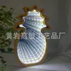 Luz de túnel LED con forma de cactus de madera, decoración diaria del hogar, manualidad, regalo, adornos, luz nocturna