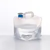 Cubo de agua plegable de 5-20L con grifo, bolsa de agua portátil de emergencia para exteriores, para autocaravana, contenedor de agua plegable para exteriores