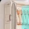 Armario de Almacenamiento Plegable para Uso Doméstico, Estante de Almacenamiento Multicapa de Gran Capacidad, Armario de Almacenamiento Espeso de Plástico para Juguetes Infantiles Sin Instalación