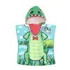 Poncho de Toalla de Baño para Niños, Bata de Baño Portátil para Bebé, Absorbente de Agua, Secado Rápido, con Capucha, para Nadar, Aguas Termales, Poncho de Toalla Grande para Envolver