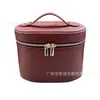 Bolsa de Maquillaje Tipo Cubo de Cuero PU Transfronteriza, Neceser de Gran Capacidad, Portátil con Correas, Bolsa de Almacenamiento para Cosméticos con Múltiples Compartimentos
