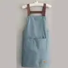 Nuevo delantal impermeable y a prueba de aceite impresión LOGO hogar cocina limpieza ropa de trabajo publicitaria mujeres una generación de cabello