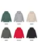 [Personalización Profesional] Sudadera Casual Gruesa con Capucha Suave Holgada de Color Sólido con Forro de Polar para Hombre Otoño/Invierno 2026
