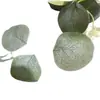 Flores Artificiales Transfronterizas, Plantas Simuladas, Enredaderas, Hojas de Eucalipto, Enredaderas de Eucalipto y Gipsófila, Decoraciones para Bodas al Aire Libre