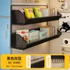 Estante de almacenamiento de pared, no requiere taladro, estante de almacenamiento para litera inferior de dormitorio, organizador de almacenamiento de pared para armario lateral