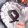 Tubibi Ropa de Muñeca Hecha en Casa Accesorios DIY para Ropa Bufanda Bufanda Estilo Japonés Lunares Elegante Cuello con Lazo