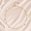 Collar de estrella de cinco puntas popular entre mujeres, joyería transfronteriza europea y americana, collar de estrella de circonita simple