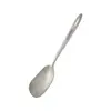 Juego de Cuchara y Espátula de Cocina Completamente de Titanio Personalizado Antibacteriano y a Prueba de Moho Mini Espátula para Freír Cuchara para Servir la Cena del Hogar Vajilla de Titanio
