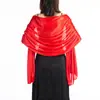 Bens de Qualidade Transfronteiriços Venda Quente Xale de Jantar Europeu e Americano Vestido de Noiva Madrinha Cheongsam Lenço de Festa Xale Dupla Face Feminino