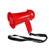 Venta al por mayor de fábrica de plástico rojo padrino novio recoger gritos juego cuerno boda accesorios sonido expansión dispositivo de sonido