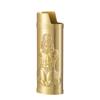 Encendedor de Metal Personalizado Cubierta Protectora Armadura Dorada J6 Especial Belleza de Aspecto Elevado Estuche de Máquina en Relieve Venta al por Mayor