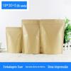 18*30+5 sacos de embalagem de papel Kraft sacos de alimentos de frutas secas atacado sacos autovedantes aluminizados sacos selados compostos em estoque