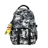 Mochila Graffiti de Grande Capacidade para Ensino Médio e Fundamental Bolsa de Estudante Mochila de Viagem Moderna e Descolada para Homens e Mulheres Estudantes Universitários