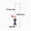 Accesorios de punta de goma para máquina bobinadora, alimentador de alambre, máquina bobinadora de alambre, varilla alimentadora de alambre acanalada, estante alimentador de alambre acanalado, alimentador de alambre de punta de goma