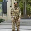 Y01 Ropa de Protección Solar para Exteriores para Hombres y Mujeres Ropa de Pesca Transpirable Delgada Vista de Pesca Elástica Verano Delgada Ropa de Pesca Camuflada