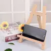 Mini caballete de escritorio para niños tablero de dibujo madera maciza de madera trípode pequeño de escritorio marco para teléfono móvil tableta caballete venta al por mayor