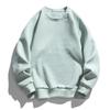 Suéter para Hombre Manga Larga Primavera y Otoño Terciopelo Combinable Base Terciopelo de Doble Cara Camiseta Marca de Moda para Hombre Casual Sonriente