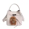 Bolso de Mano de Moda y Estilo para Mujer, Bolso Tote Casual, Bolso Cesta, Nuevo Bolso Cubo, Versátil Bolso de Hombro y Cruzado