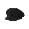 Gorra de Pana de Vendedor de Periódicos Fábrica En Stock para Mujer Exterior Otoño Invierno Gorra de Béisbol Estilo Británico Venta al por Mayor Exportación Comercio Transfronterizo