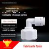 4 pontos rosca interna giro 2 pontos PE tubo cotovelo conexão rápida sem cartão 4 pontos Giro 2 pontos diâmetro do tubo 1/4 rosca interna 4 pontos KM42