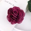 En stock Estilo coreano hecho a mano flor perla flor de gasa tela de flor flor DIY ropa tocado accesorios de ropa 42 colores