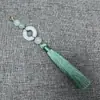 Yixiangfei 8B-5 Anillo de Correr Cierre de Langosta Borla 8 Borlas Estilo Antiguo Accesorios Dinastía Han Colgante para Ropa Artesanía Decoración