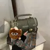 2025 Bolsa Retrô de Nicho Nova Tendência da Moda Feminina Versátil Bolsa Transversal Alta Qualidade Bolsa Carteiro Boston Cilindro