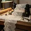 227443 Cinta de encaje bordado con malla perforada para decoración de dobladillos de ropa de mujer y niño, accesorios para prendas al por mayor